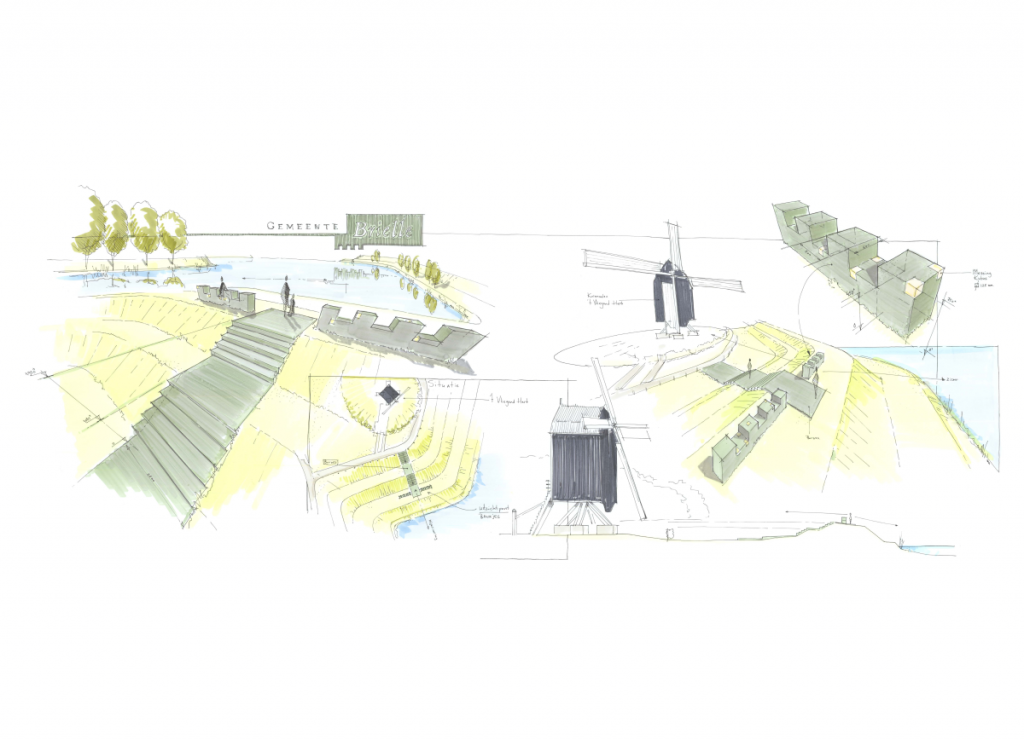 Brielle - A0 Banken Stadswallen -Artist Impression