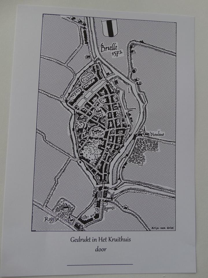 tekening krijn van driel - plattegrond jacob v Deventer